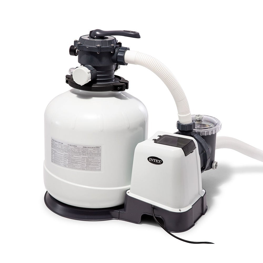 Intex 3000 GPH Above Ground Pool Sand Filter Pump & Intex Pool vacuum Cleaner