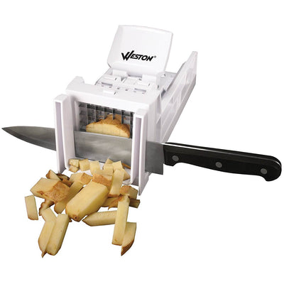 Weston Ratchet Style Home Kitchen French Fry Cutter & Fruits/Vegetable Dicer