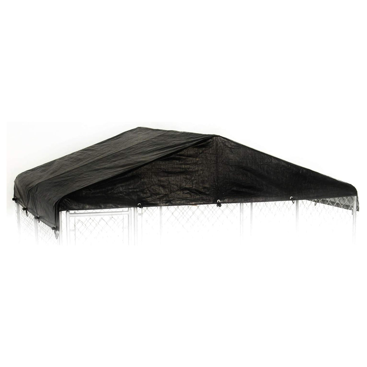 WeatherGuard 10' x 10' Dog Run Kennel Enclosure Waterproof Roof Cover (Damaged)
