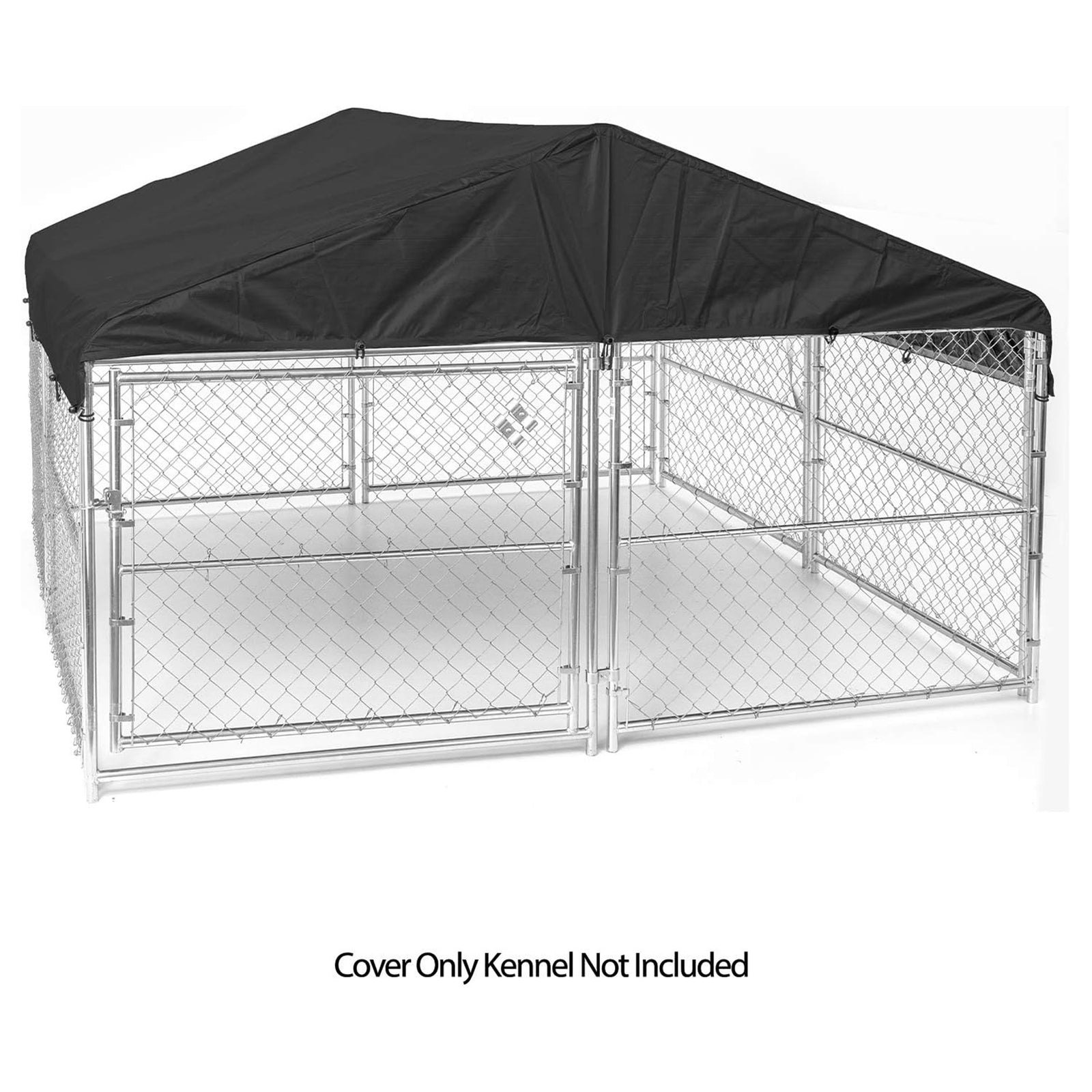 WeatherGuard 10 x 10 Dog Run Kennel Enclosure Roof Cover (Open Box) (2 Pack) - VMInnovations