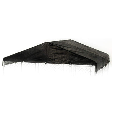 WeatherGuard 10' x 10' Dog Run Kennel Enclosure Waterproof Roof Cover (Used) - VMInnovations