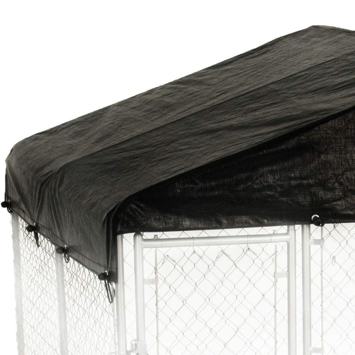 WeatherGuard 10 x 10 Dog Run Kennel Enclosure Roof Cover (Open Box) (2 Pack)