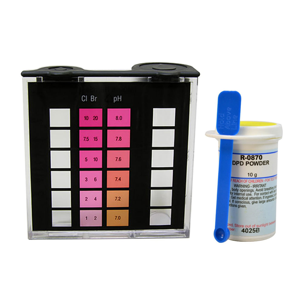 Taylor Swimming Pool Test Kit and DPD Powder Reagent Replacement w/ Scooper - VMInnovations