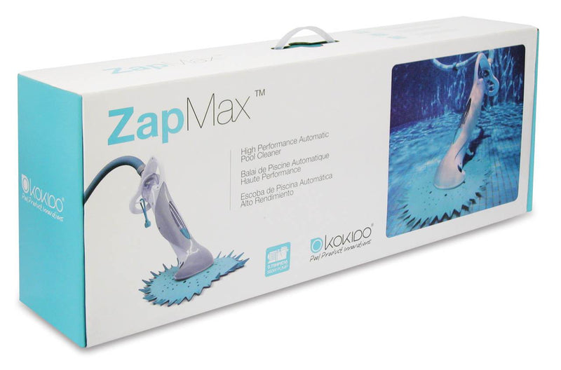 Kokido Zap Max Automatic Suction Swimming Pool Vacuum + Kokido Leaf Canister