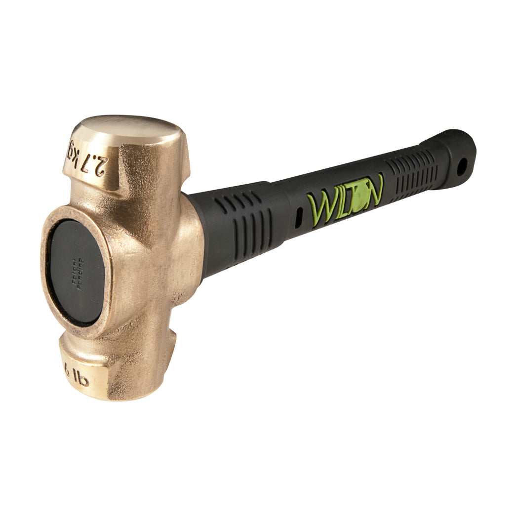 Wilton Tools 90616 Heavy Duty 6Lb Head B.A.S.H. Brass Sledge Hammer w/16" Handle