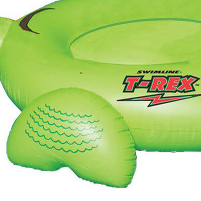 Swimline 90624 Swimming Pool Giant Rideable Dinosaur Inflatable Float (Open Box)