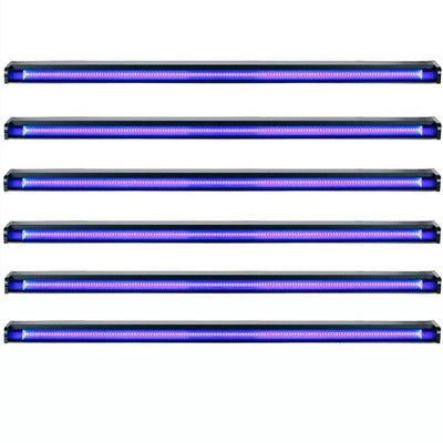 American DJ Startec 48" 20W Stage Party UV LED Black Light Strip Bar (6 Pack)