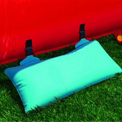 Banzai Double Drop Raceway 2 Lane Inflatable Outdoor Bounce Water Slide (Used)