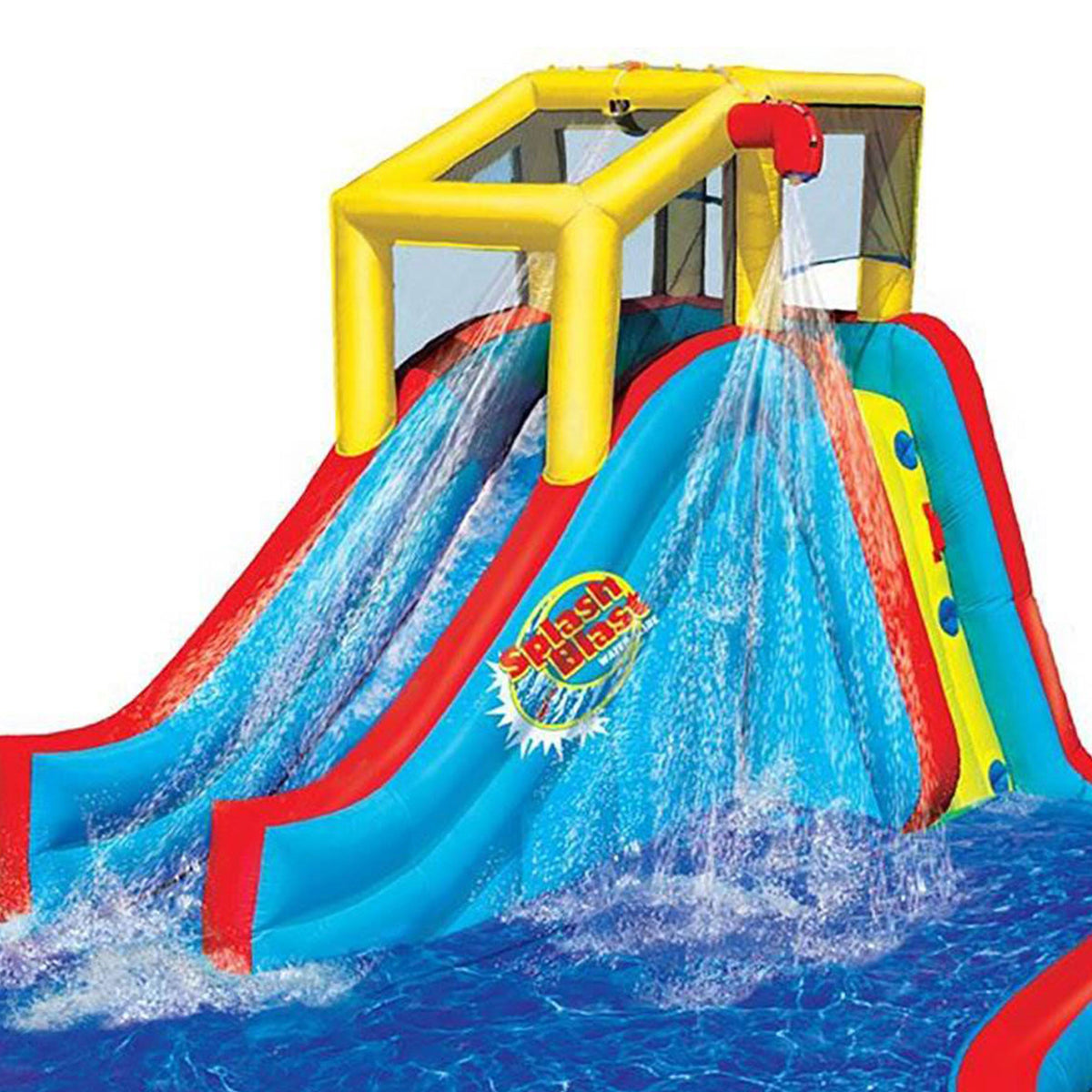 Banzai Slide N Soak Splash Park Inflatable Outdoor Kids Water Park (Open Box) - VMInnovations