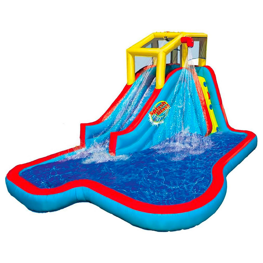 Banzai Slide N Soak Splash Park Inflatable Outdoor Kids Water Park (Open Box)