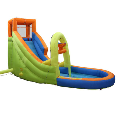 Banzai Plummet Falls Adventure Kids Inflatable Water Park Pool Slide (Open Box)