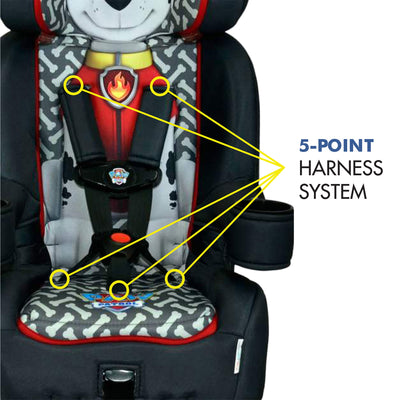 KidsEmbrace Nickelodeon Paw Patrol Marshall Combination Harness Booster Car Seat - VMInnovations