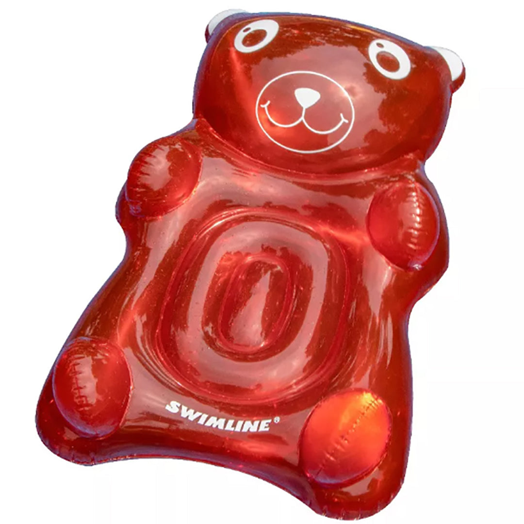 Swimline  Gummy Bear Float Inflatable Vinyl Pool Lounger w/ Headrest (Open Box)