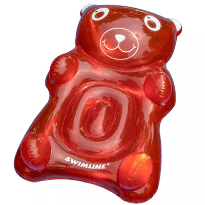 Swimline  Gummy Bear Float Inflatable Vinyl Pool Lounger w/ Headrest (Open Box) - VMInnovations