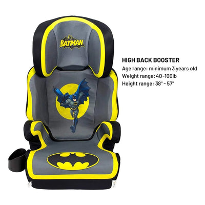 KidsEmbrace DC Comics Batman Convertible High Back/Backless Booster Car Seat