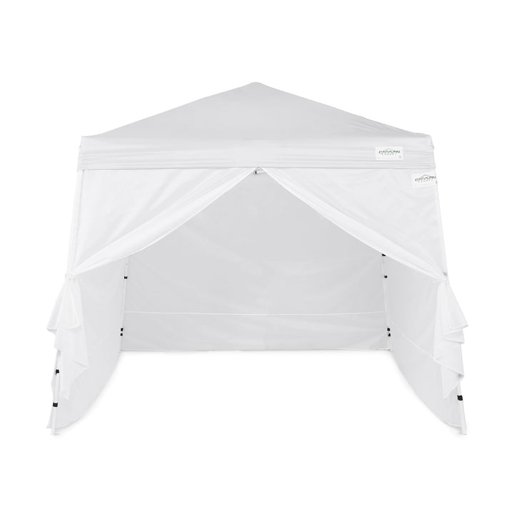 Caravan Canopy V-Series 10 x 10 Foot Tent Sidewalls, White (Sidewalls Only)