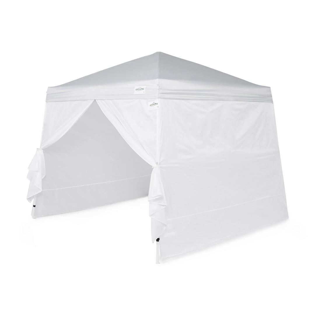 Caravan Canopy V-Series 10 x 10 Foot Tent Sidewalls, White (Sidewalls Only)