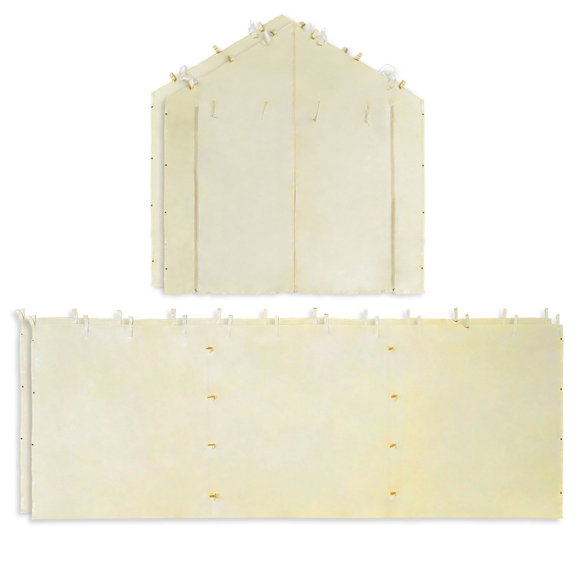 Caravan Canopy Domain Car Port 8 Leg Sidewalls, Not Including Frame/Roof (Used)
