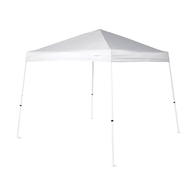 Caravan Canopy V Series 2 10' x 10' Entry Level Angled Leg Instant Canopy, White