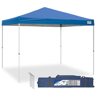 Caravan Canopy V Series 2 Pro 10' x 10' Straight Leg Canopy, Blue (For Parts)