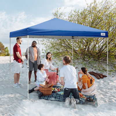 Caravan Canopy V Series 2 Pro 10' x 10' Straight Leg Canopy, Blue (For Parts)