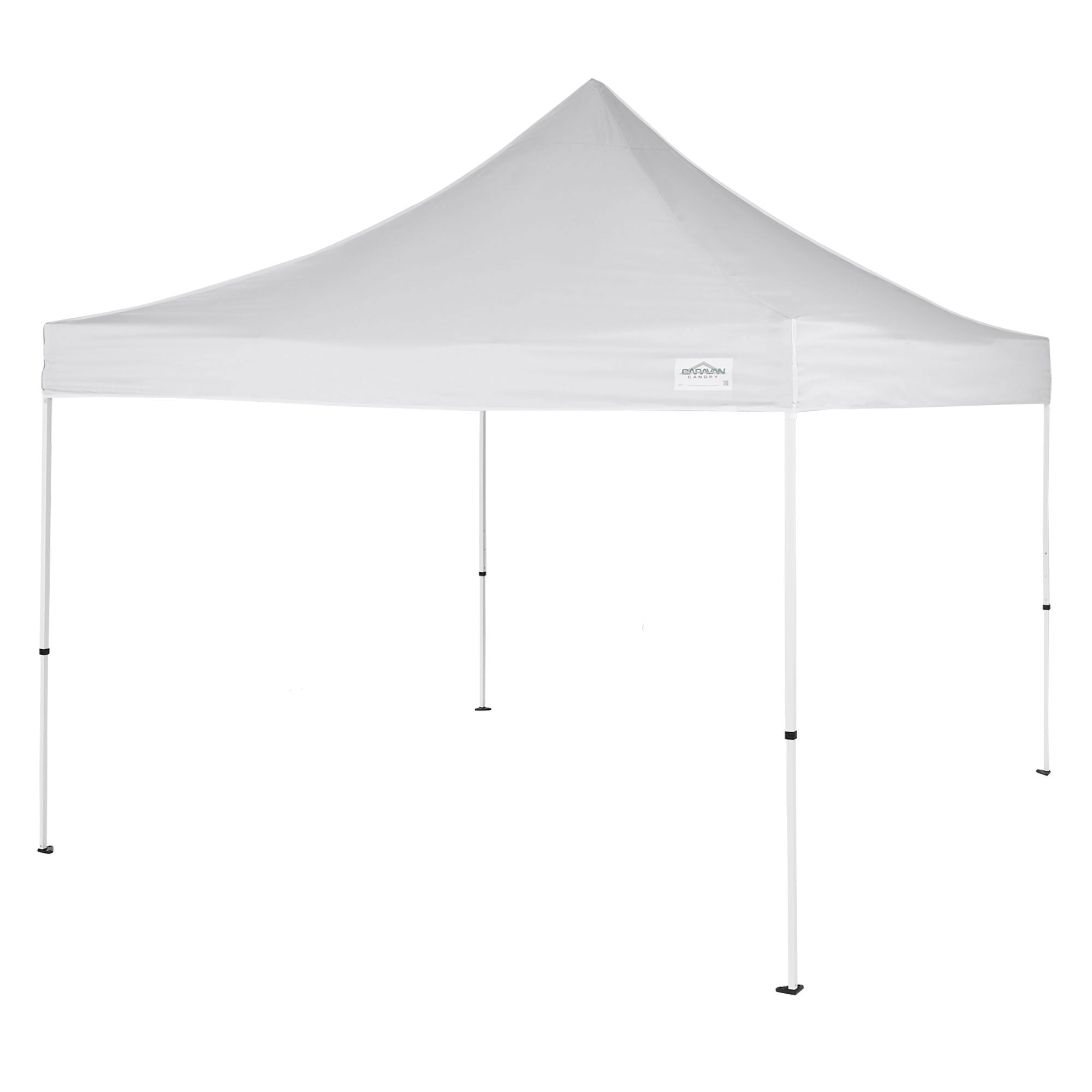 Caravan Canopy M Series Pro 2 10x10 Ft Straight Leg Instant Canopy, White (Used)