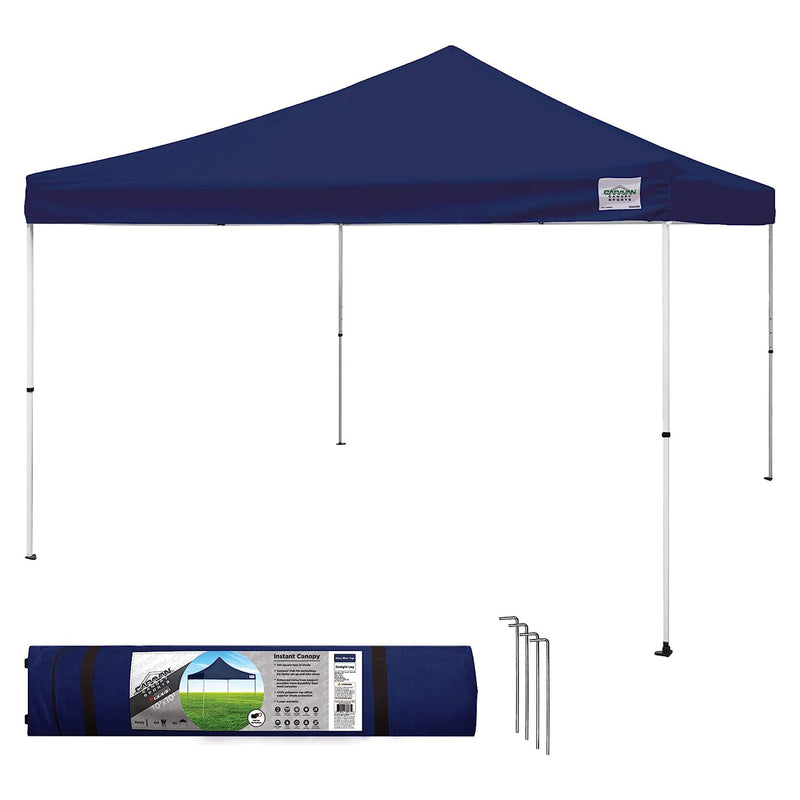 Caravan Canopy M Series Pro 2 12 x 12 Foot Straight Leg Instant Canopy, Blue