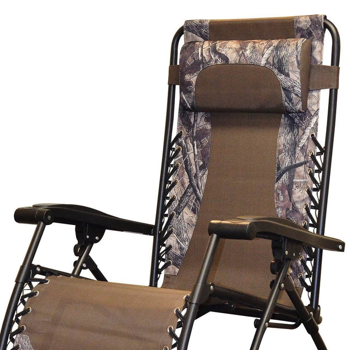 Caravan Canopy Infinity Zero Gravity Steel Frame Patio Deck Chair (Open Box)