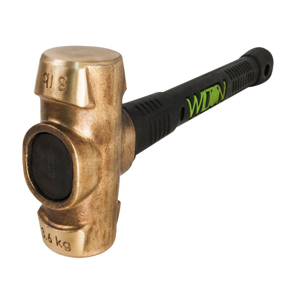 Wilton Tools 90816 Heavy Duty 8Lb Head B.A.S.H. Brass Sledge Hammer w/16" Handle