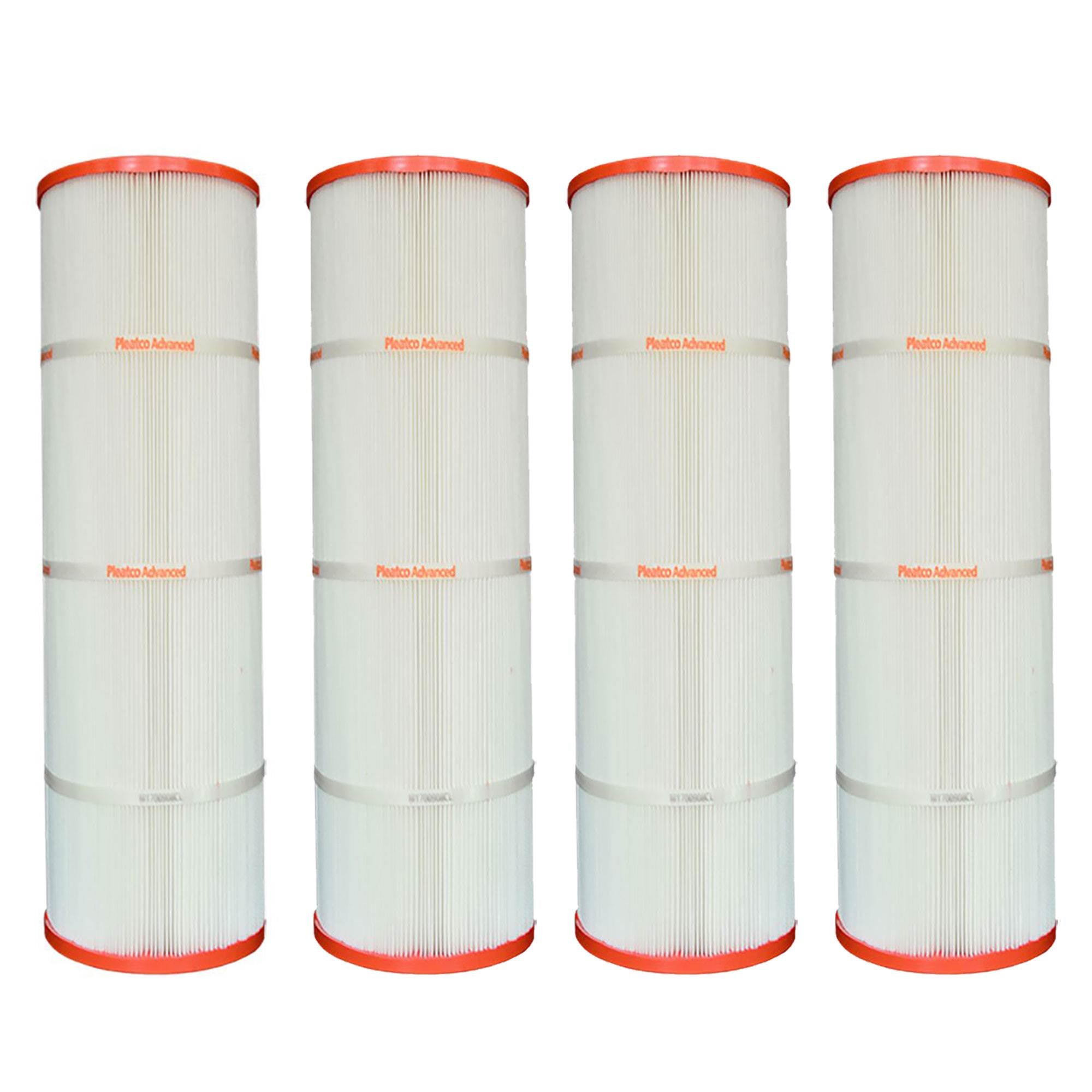Pleatco PH155 Pool Replacement Cartridge Filter for Harmsco Tropic Flo (4 Pack)