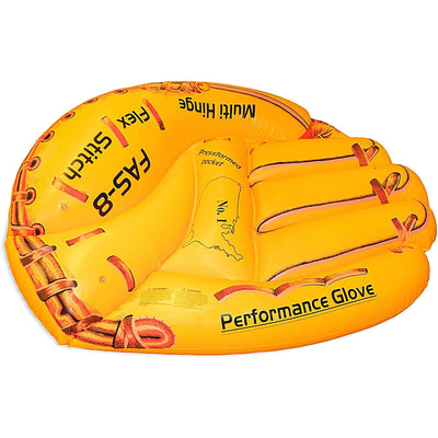 Swimline 90844 Giant 62" Inflatable Baseball Glove Swimming Pool Float, Orange