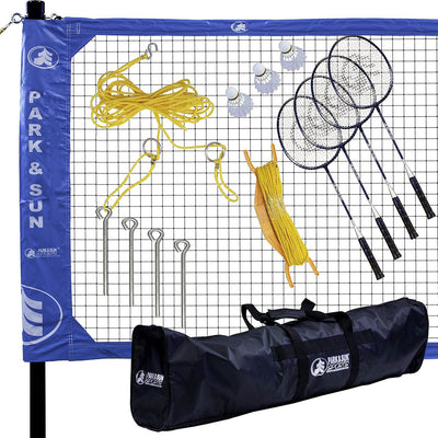 Park & Sun Sports Indoor Outdoor Complete Badminton Set w/ Carry Case (Open Box)
