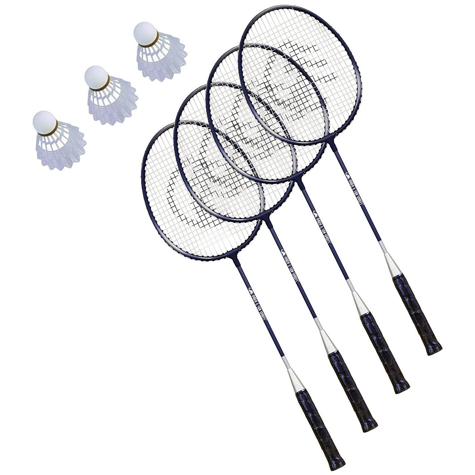Park & Sun Sports Portable Indoor Outdoor Badminton Set with Carry Case (Used)
