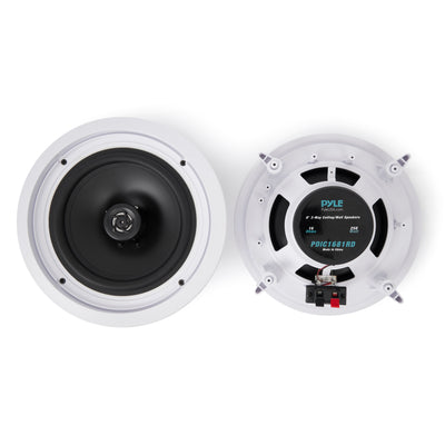 In Wall In Ceiling 2 Way Home Theater 250W Stereo Speakers (Pair) (Open Box)