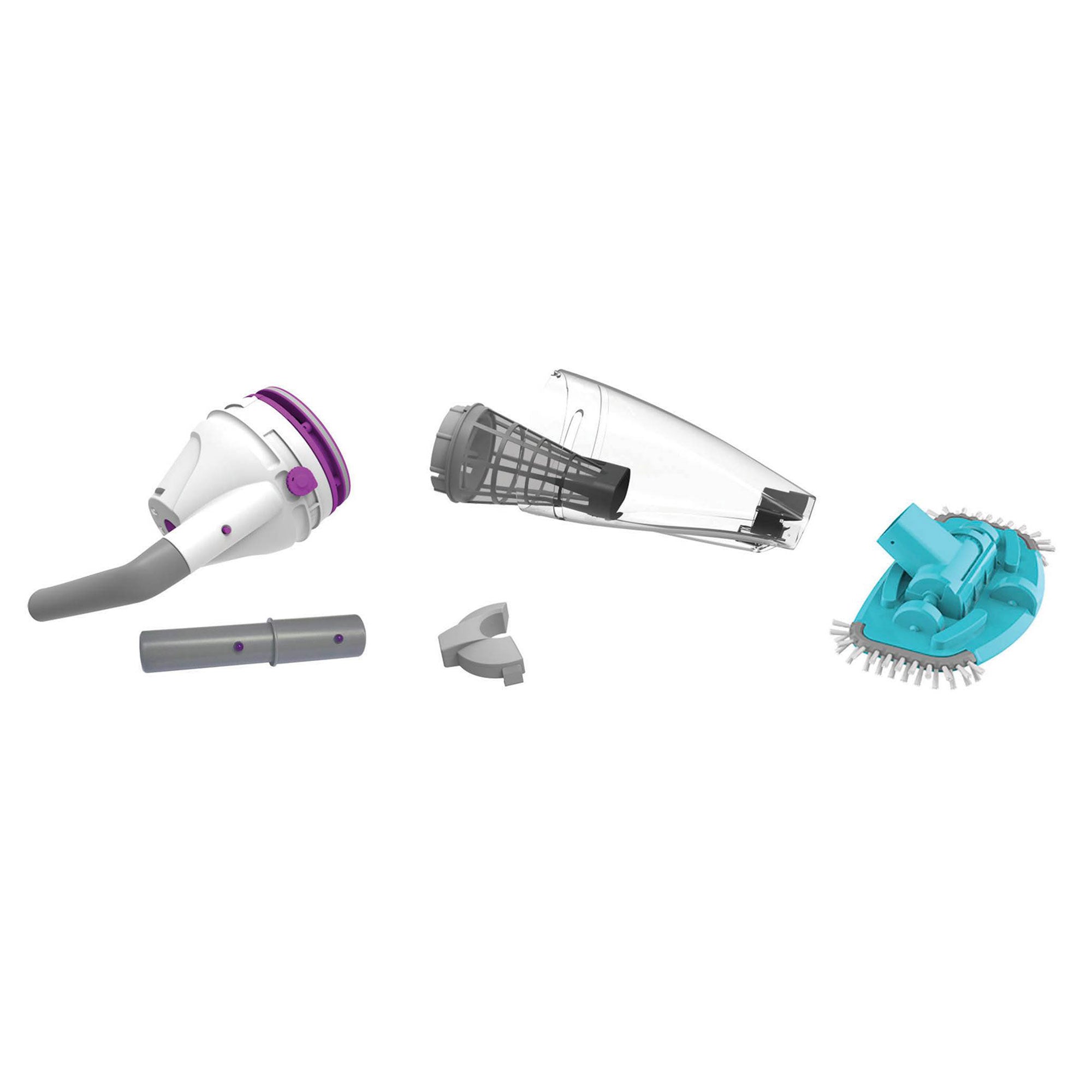 Kokido Telsa 50 Rechargeable Handheld In or Above Ground Pool Spa Vacuum Cleaner