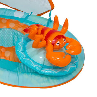 SwimWays Inflatable Baby Spring Pool Float Activity Center with Canopy, Lobster - VMInnovations