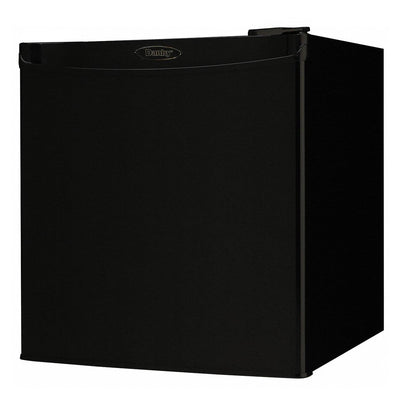 Danby Designer 1.6 Cubic Foot Steel Mini Fridge Compact Refrigerator (Open Box)