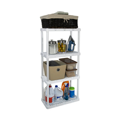 Gracious Living 4 Shelf Knect-A-Shelf Ventilated Light Duty Storage Unit (Used) - VMInnovations