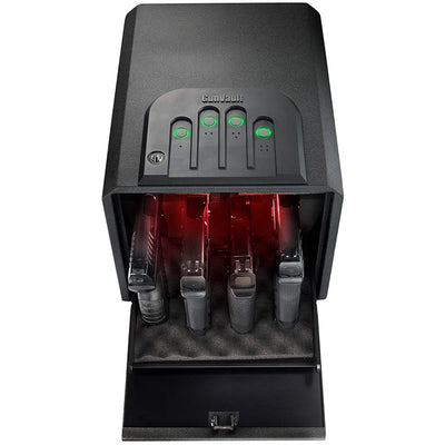 GunVault GV2050-19 MultiVault Electronic Steel Handgun & Valuables Lock Box Safe