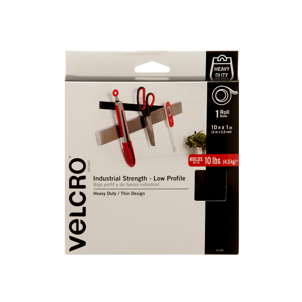 Sterilite 30 Qt Storage Tote (6 Pack) with VELCRO Brand 10 Foot 1 Inch Tape Roll - VMInnovations