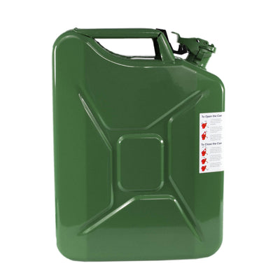 Wavian 5.3 Gal/20 L CARB Jerry Can & 1.3 Gal/5 L Jerry Can, Green