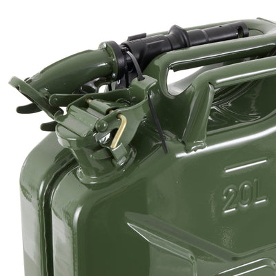 Wavian 3008 5.3 Gallon 20 Liter Authentic CARB Jerry Can with Spout, Green