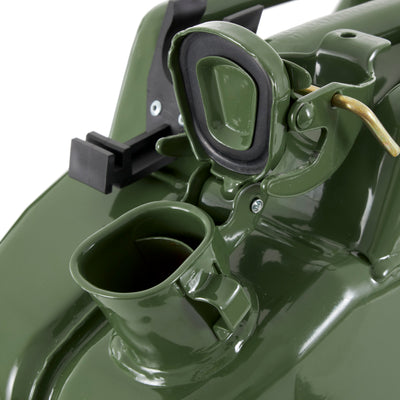 Wavian 3012 20 Liter NATO Military Style Jerry Can and Spout System, Green