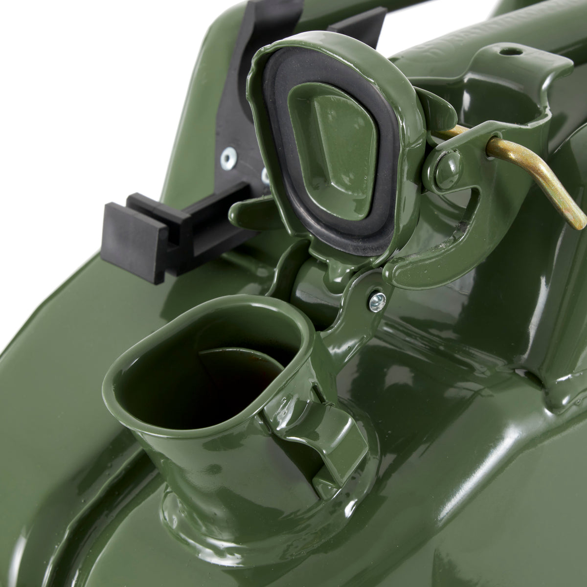 2) Wavian 3008 5.3 Gallon 20 Liter Authentic CARB Fuel Jerry Can w/ Spout, Green