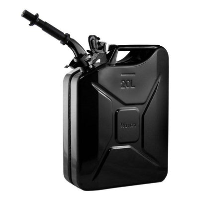 Wavian 3010 5.3 Gallon 20 Liter Jerry Can with Spout, Black (Used)