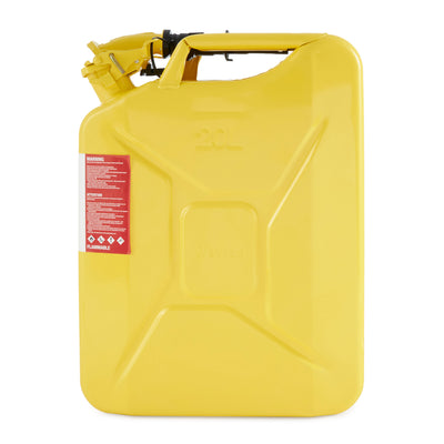 Wavian 3011 5.3 Gallon 20 Liter Authentic Jerry Can with Spout, Yellow