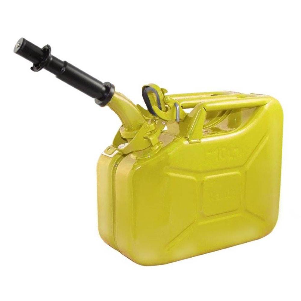 Wavian 2.6 Gal/10 L Steel Jerry Can with Mounting System, Yellow