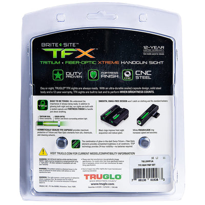 TruGlo Fiber Optic Tritium Handgun Pistol Sight Accessories, S&W M&P (Open Box)