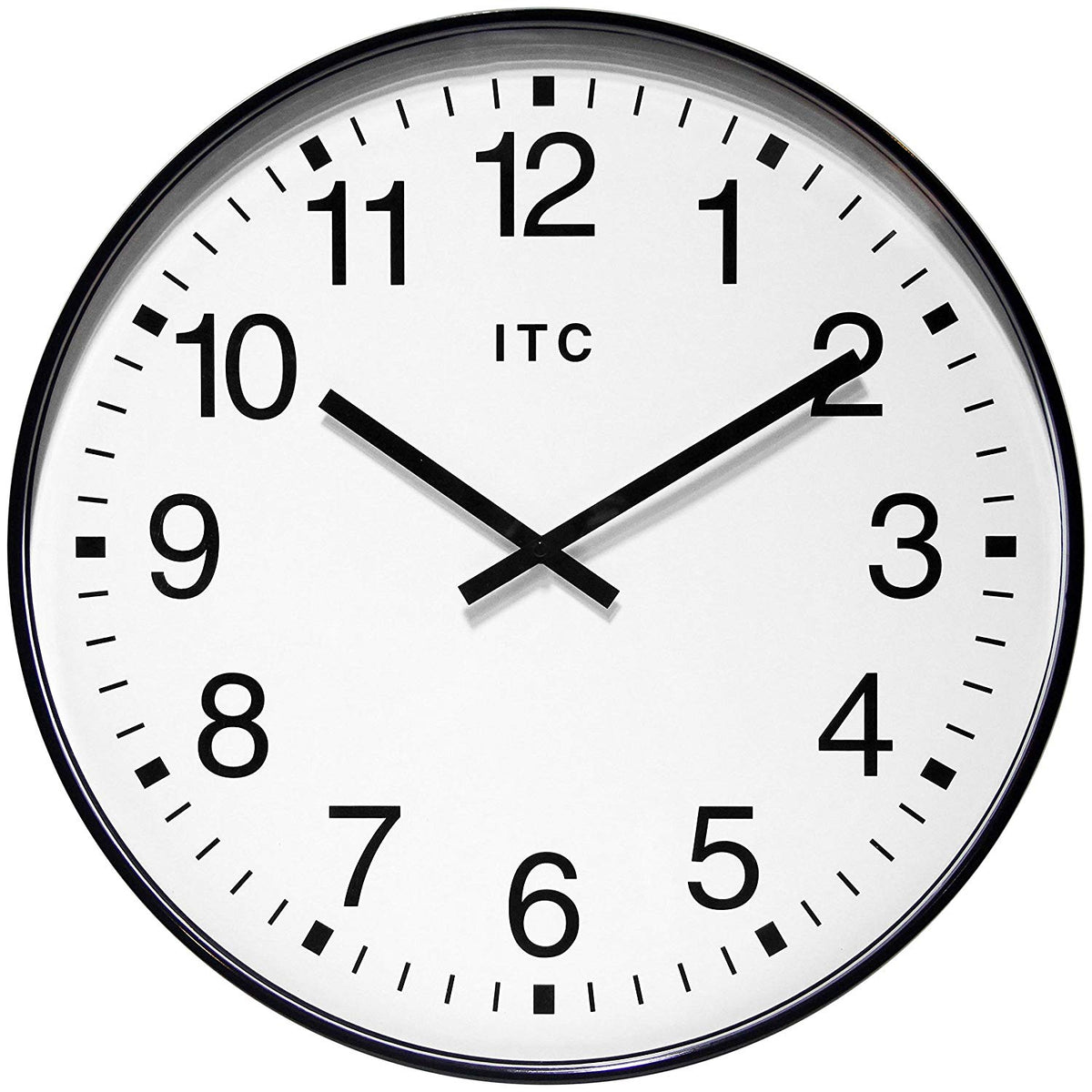 Infinity Instruments 90/0019-1 19-Inch Wall Clock, Black and White (For Parts)