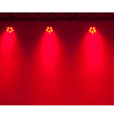 American DJ Mega Flat Hex Pak LED Lighting System w/ Bag & Cables (Refurbished)